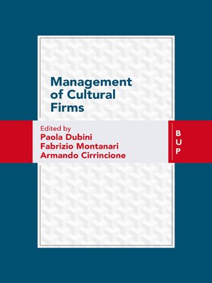 cover image of Management of Cultural Firms